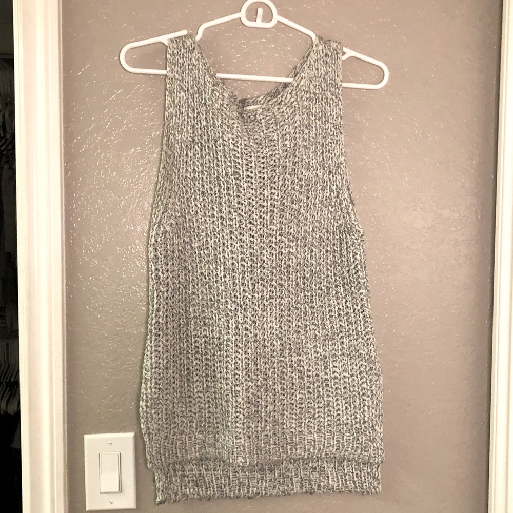 LUSH knit sweater tank top